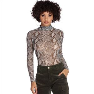 Snakeskin Bodysuit